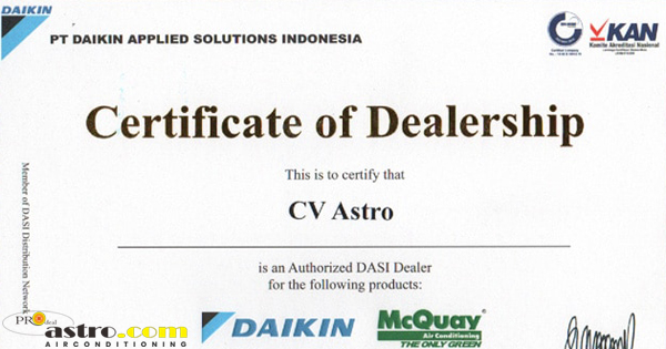 Dealer Resmi McQuay