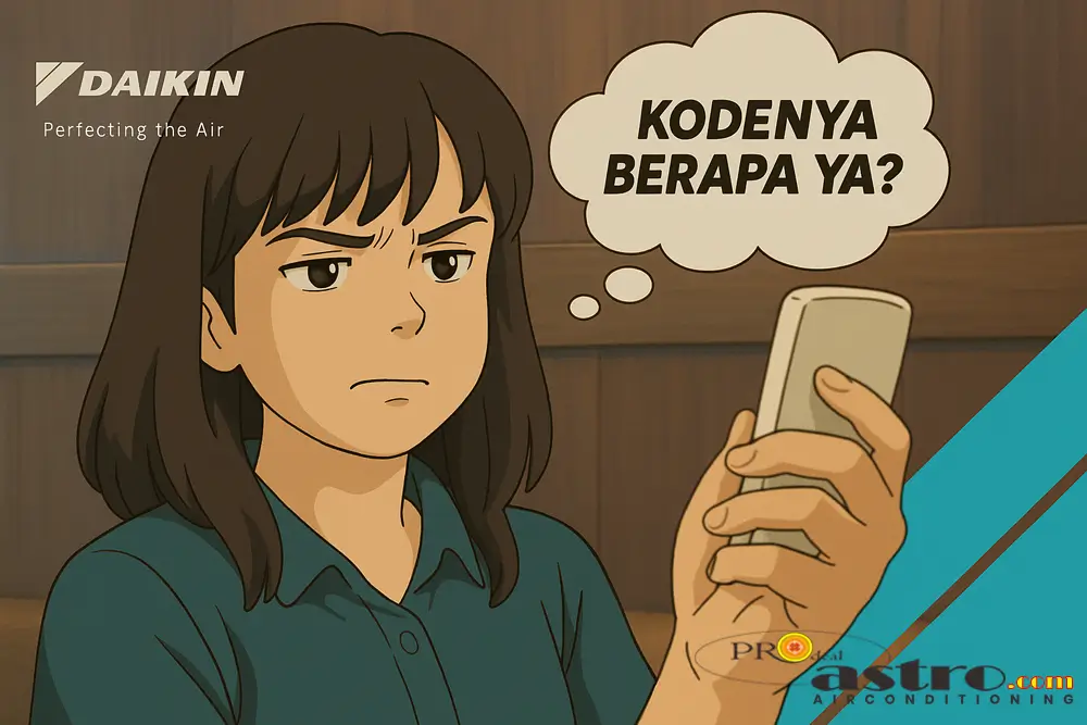 Cek Kode Error AC Daikin di Rumah